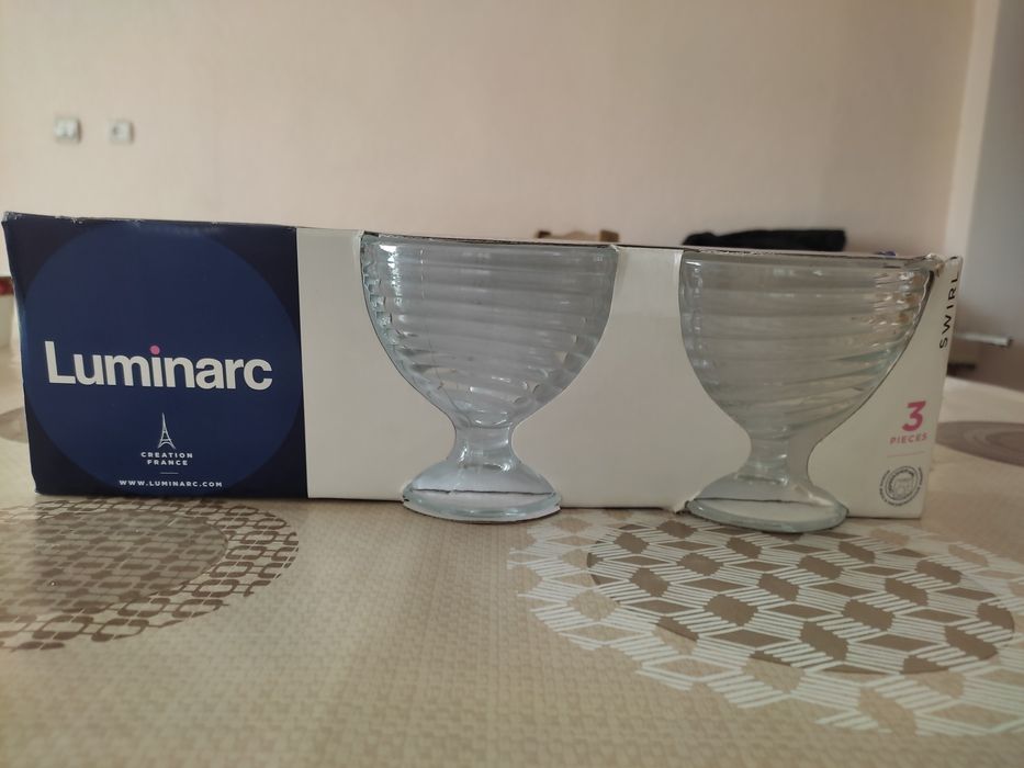 Креманки Luminarc, 2 набора по 3 шт.
