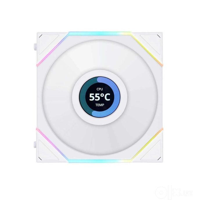 ' Вентилятор Lian Li TL LCD FLEX Reverse 120mm White (3 pack)