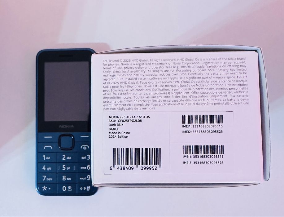 Nokia 225 4G (2024 Edition) Dark Blue