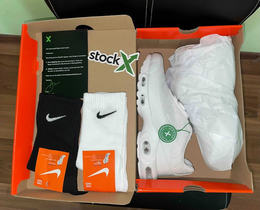 Nike Air Max Tn Triple White (36-44 номер)