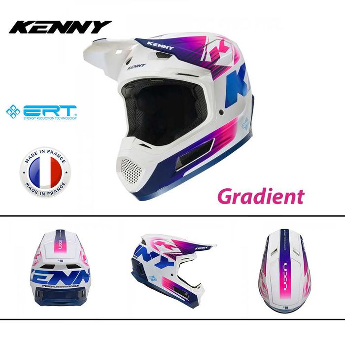 Кросова каска KENNY PERFORMANCE 2025, Full Face Сертифицирана, ФРАНЦИЯ