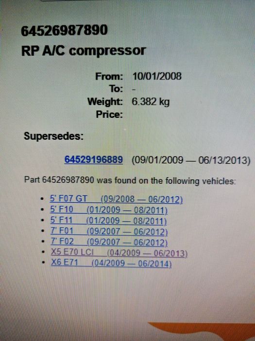 Compresor clima BMW N57