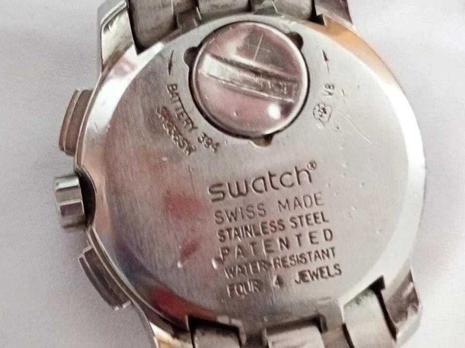 Ceas Swatch Irony Retrograde "Fool Fly" YRS406G - De Colecție. Swiss made