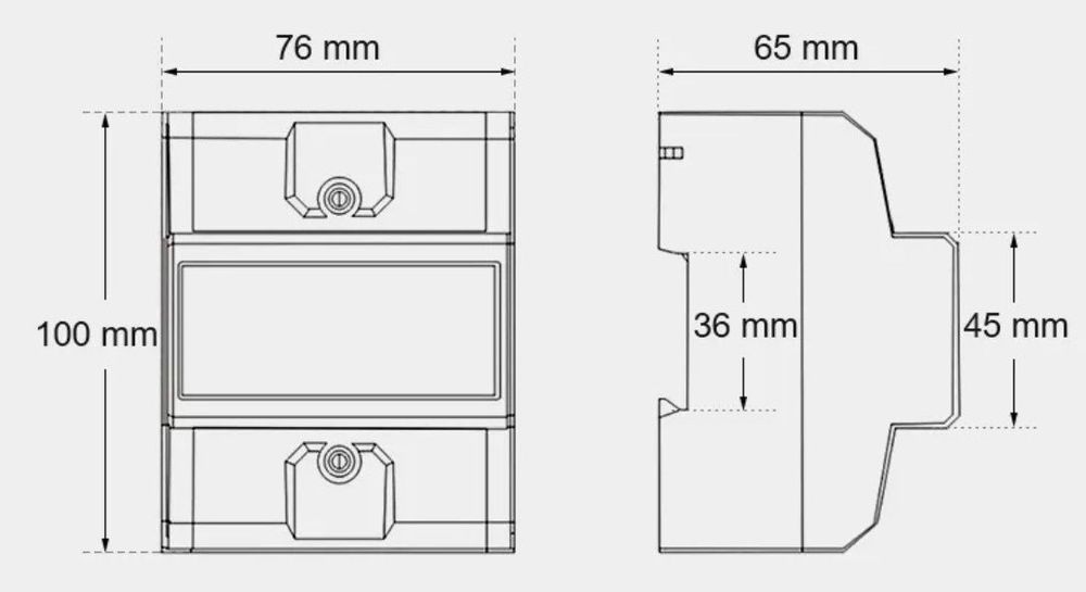 Трифазен контролен електромер, разход на енергия