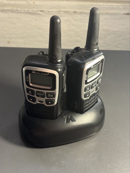 Midland XT50 Transmițător Wireless PMR 0.5W cu Ecran Monocrom Set 2buc