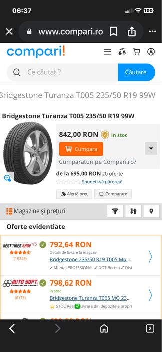 Anvelope 235/50/19 vara
