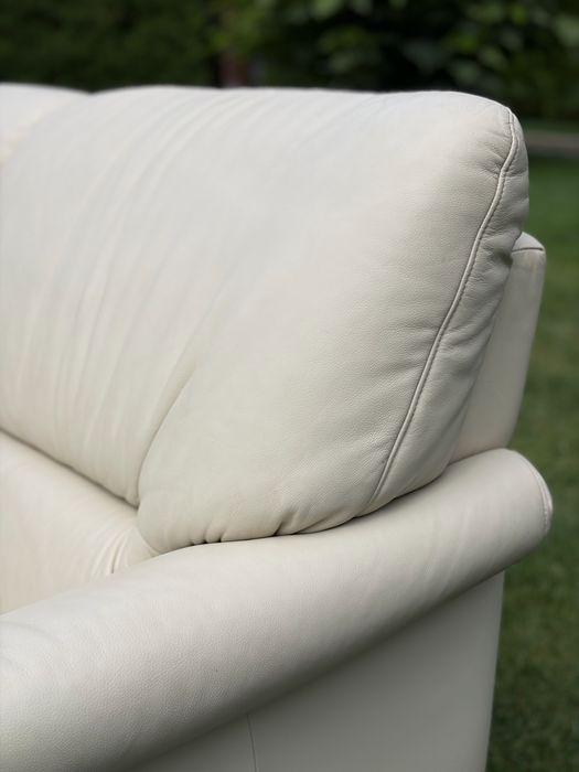 Set canapele din piele naturala (una extensibila)