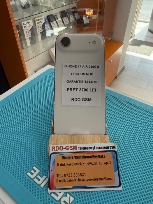 Iphone 17 Air 256Gb Gold/Black Nou/Neverlock/Garantie