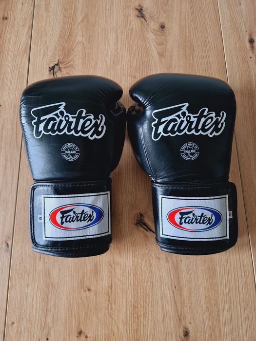 Manusi box Fairtex, piele, negru, marime 12 - pret negociabil