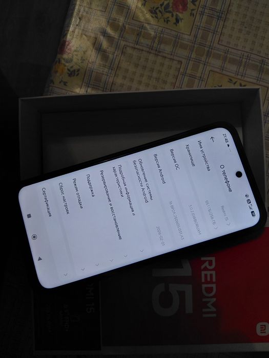 Продам телефон Redmi 15