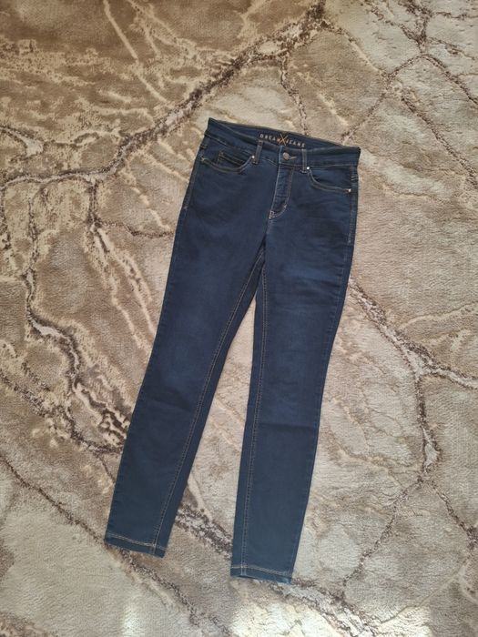 Lot 2 perechi blugi dama, elastici, talie inalta