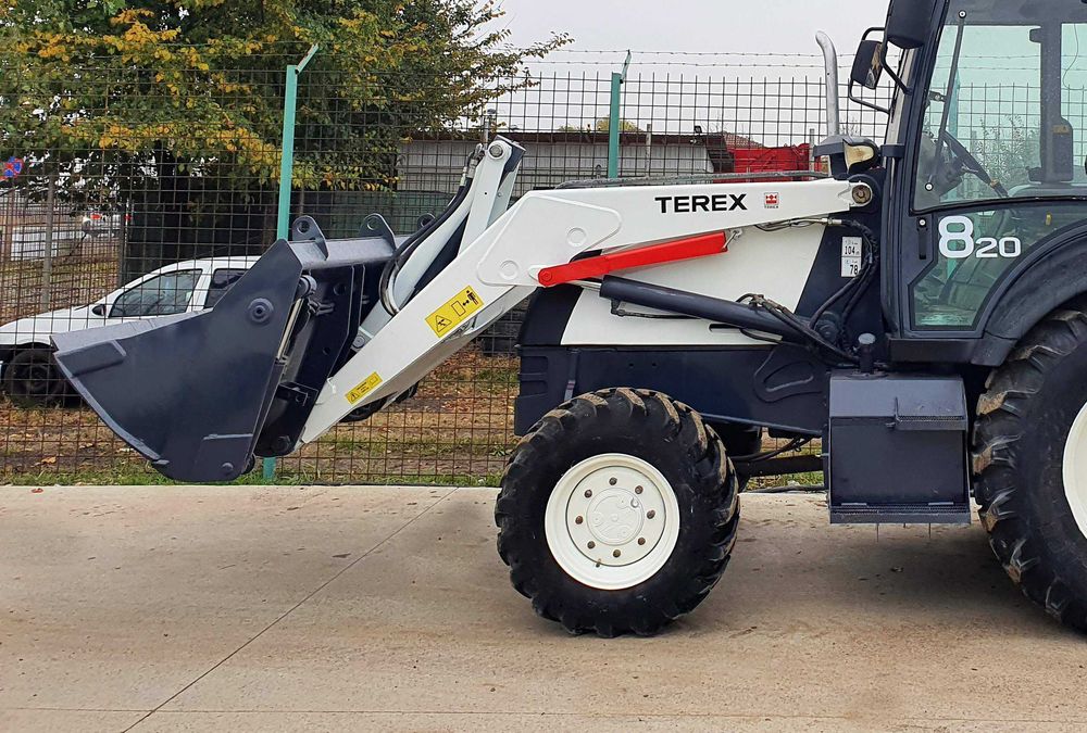 Roti FATA jante anvelope 12,5/80-18 buldoexcavator TEREX FERMEC