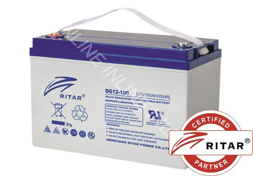 Аккумуляторные Батареи Гелевый для UPS-DG12/100 (12V, 100Ah) GEL