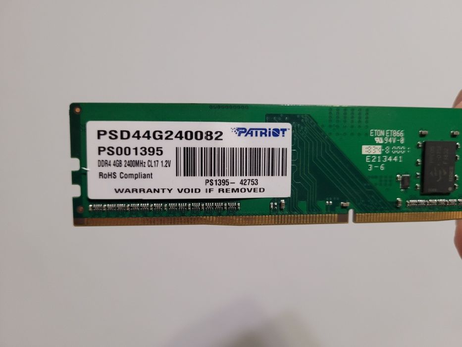 ОЗУ, patriot ddr4 8gb