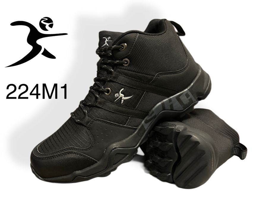 Мъжки черни кецове водоотблъскваща материя