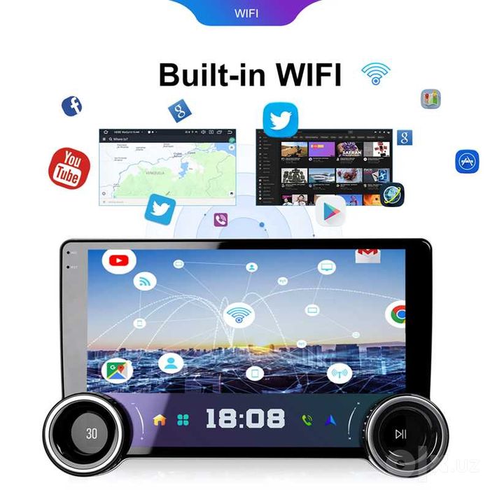 Автомобильный монитор Autek Diamond X80S 10" 4/64GB Wi-Fi