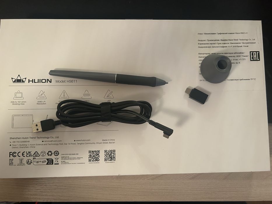 Графический планшет HUION HS611