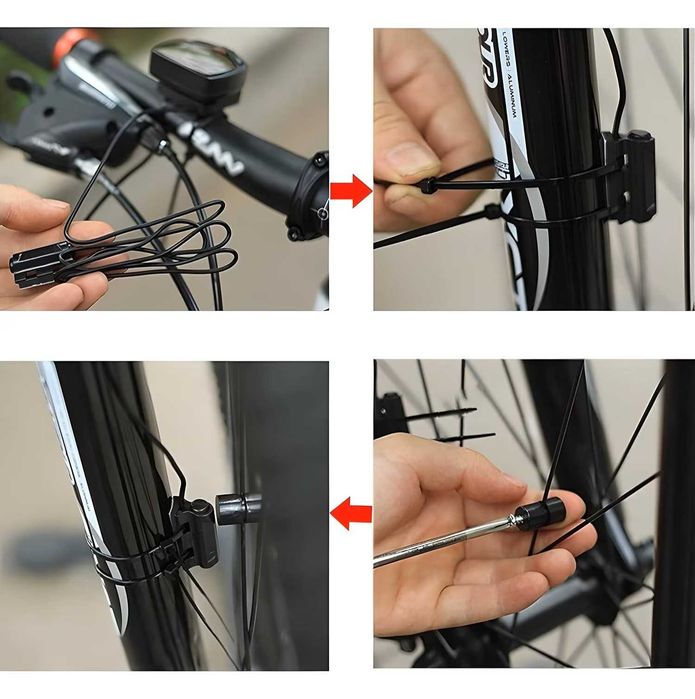 Ciclocomputer 14 functii bicicleta afisaj LCD usor de montat si citit