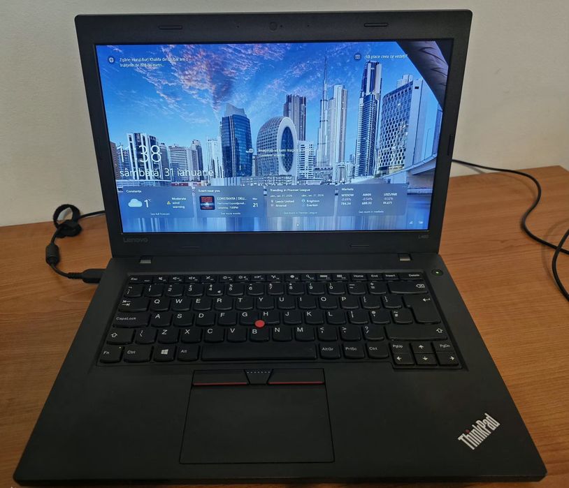 Laptop Lenovo ThinkPad L460 i5, arată și se mișcă ireproșabil.