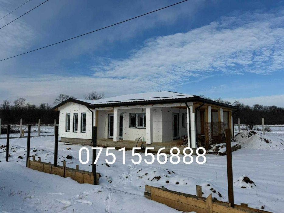 Casa Modulara si Garaje Auto pe structura metalica si panou sandwich