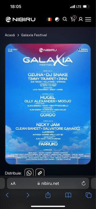Bilet GALAXIA Festival