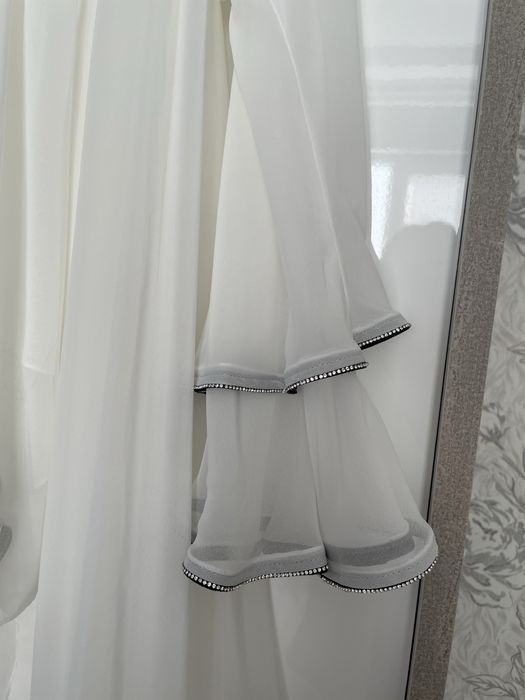 Ярусная абая, белый цвет