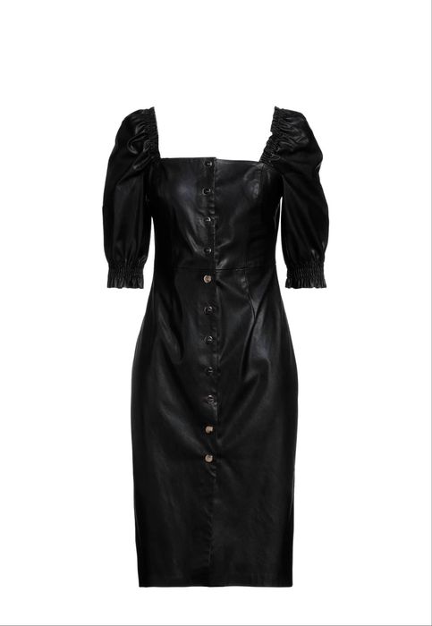 Рокля Pinko, изкуствена кожа