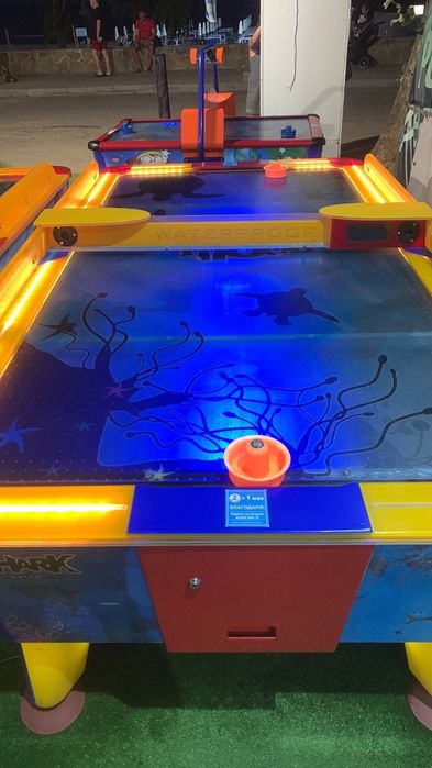 Въздушен хокей атракцион кран джага дартс