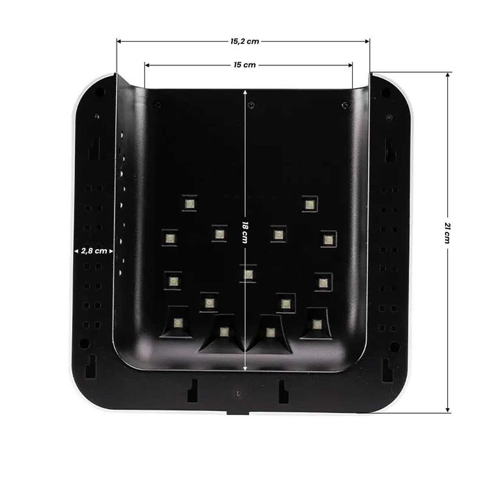 Лампа за сушене на нокти UV LED N9 -  60W бяла