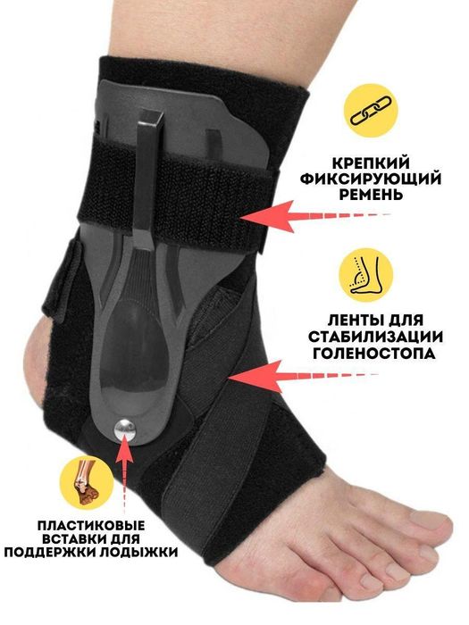 Бандаж на голеностоп восстанавливает и защищает