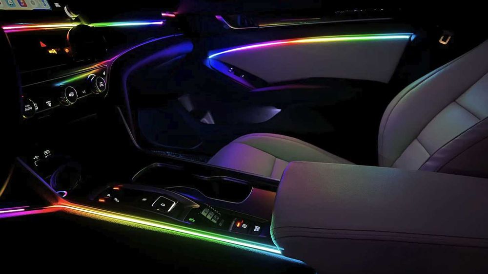 PREMIUM Lumini ambientale interior auto RGB Symphony 2023 LED Dinamice