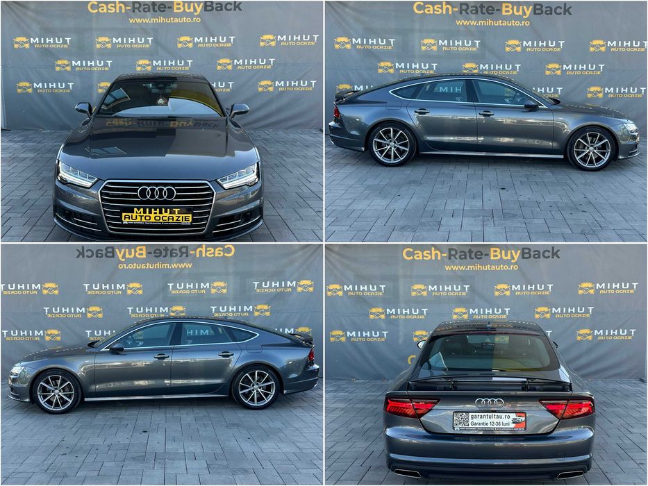 Audi A7 Sportback Quattro S-Line 3.0 Diesel (218 CP) 2016 Euro 6 | Rate fixe | Garantie