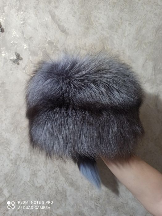 Шапка из лисьего меха