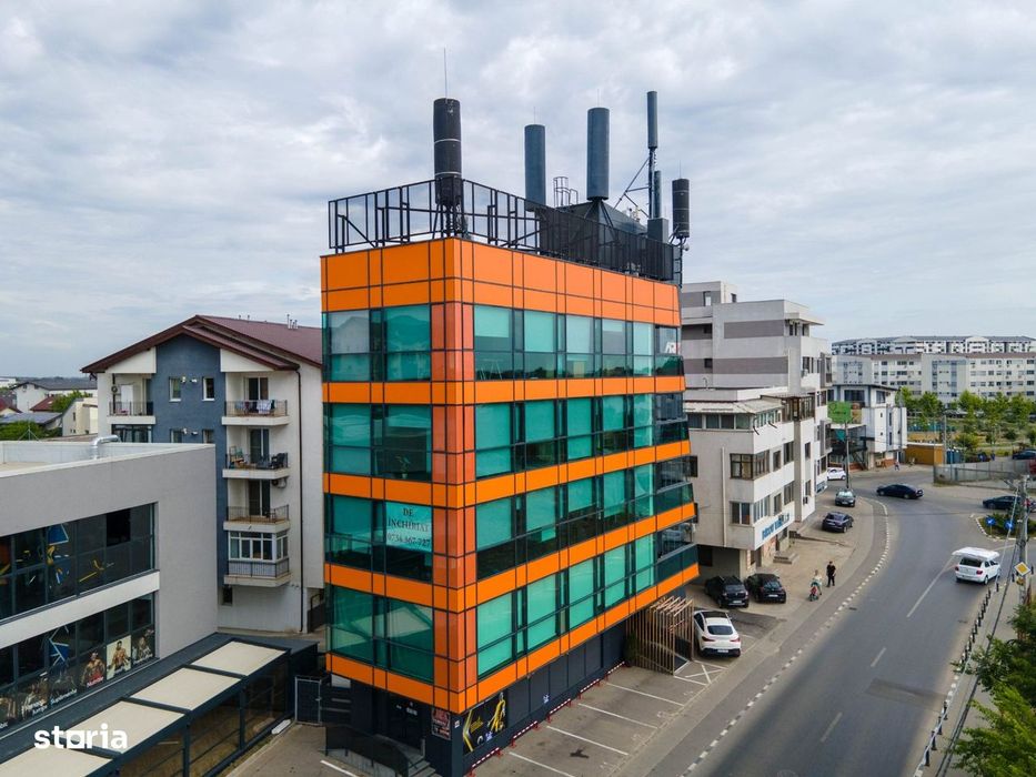 Cladire birouri si spatiu comercial , 830 mp constr, 15 locuri parcare