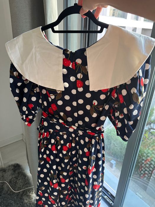 Rochie stil retro - cireste, RoyalShop