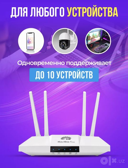 Роутер Wi-Fi сим картой 4G вайфай с аккумулятором
