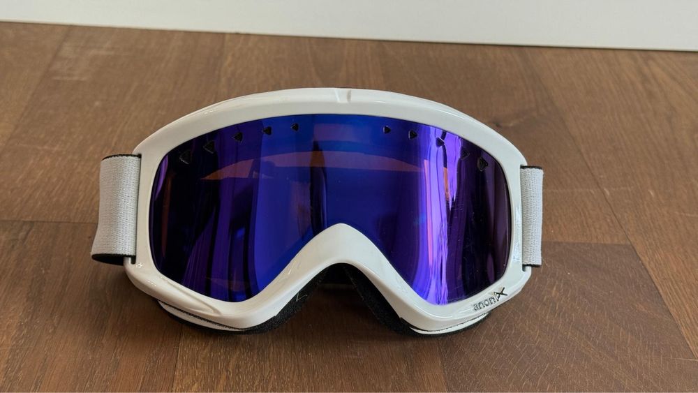 Casca Salomon si ochelari Anon