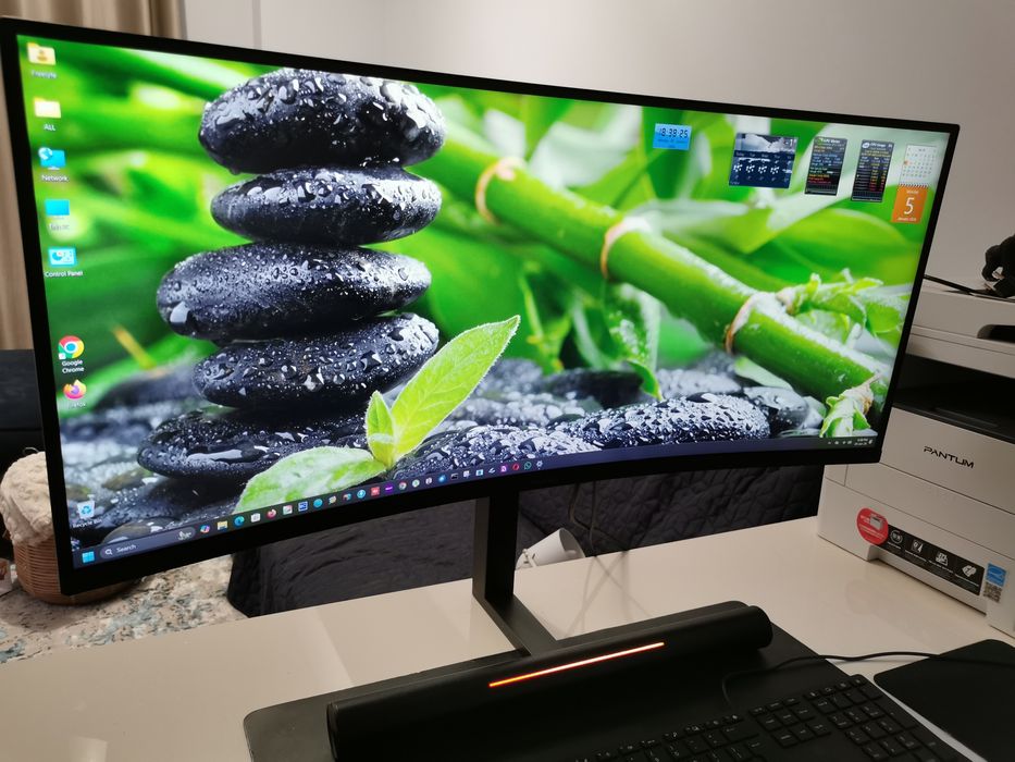 Monitor Gaming Huawei  Marteview GT34, 165Hz, cu soundbar inclus