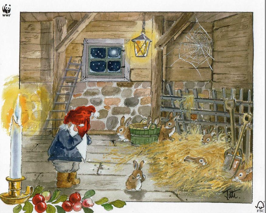 Лот скандинавски картички