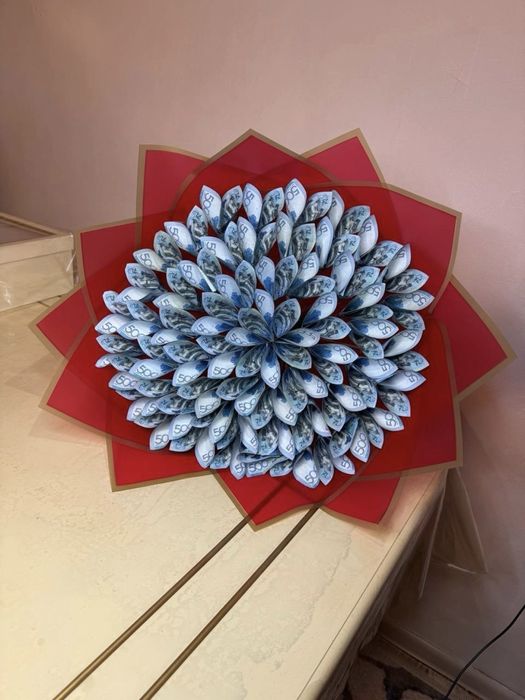 Денежный букет (букеты из денег)