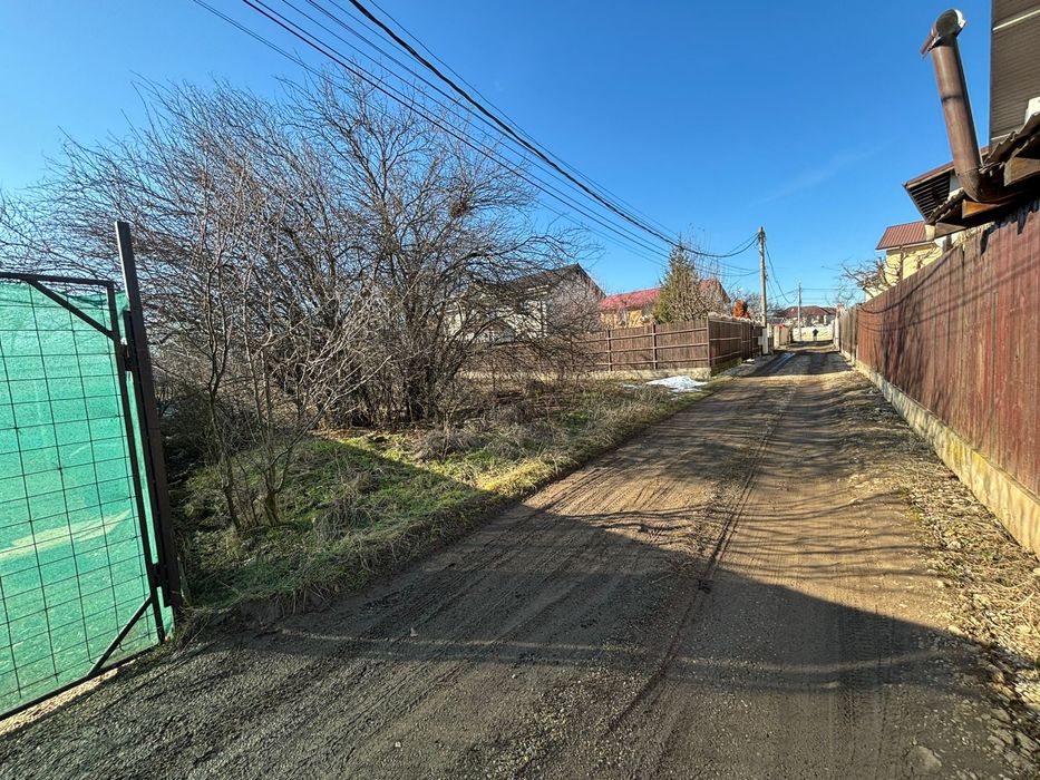 Teren 500mp de vanzare Bragadiru Diamantului prelungirea ghencea intre case