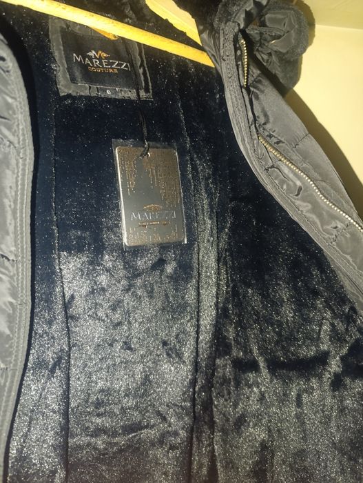 Ново Дамско дълго яке с качулка Marezzi