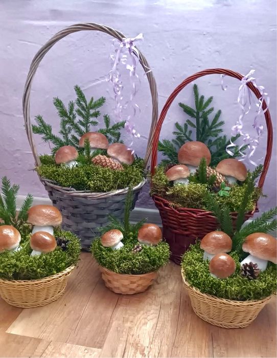 Кошница с Манатарки - Сувенир от Родопа. Ръчна изработка!