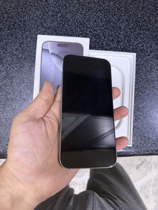 iphone 16pro max pamit 512g yomkost 95 holati ideal karopka bor