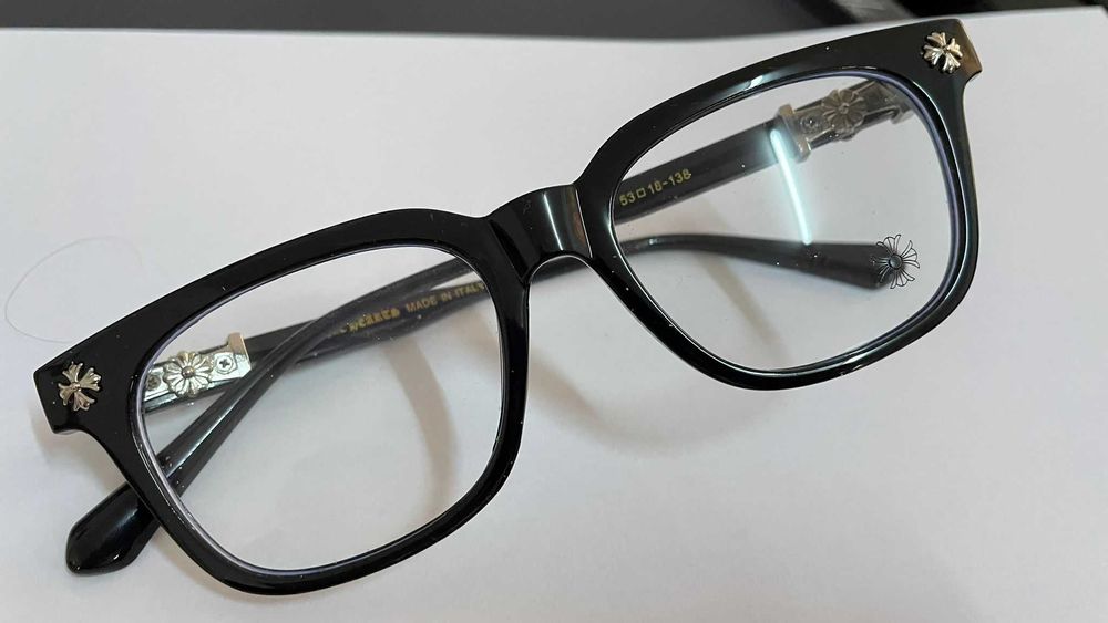 CHROME HEARTS noi, unisex,Negrii cu Argintiu