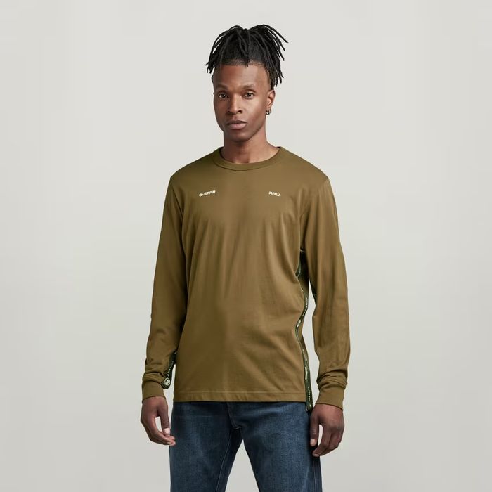 Оригинална блуза G-Star Raw Logo Tape S нова мъжка фланела