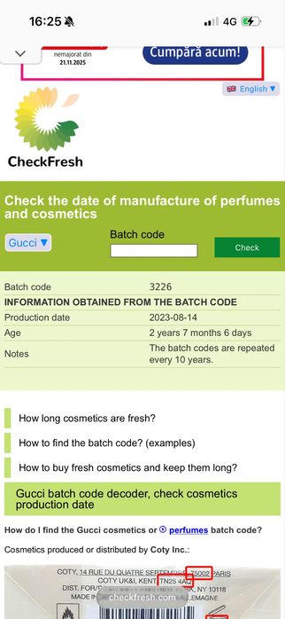 GUCCI Guilty Elixir de Parfum 60ml, nou, 100% original, extract de par