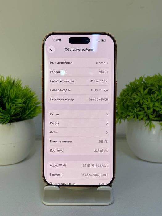 iPhone 17 Pro  / nano-Sim  256 4