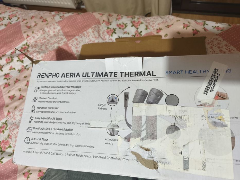 Aparat de masaj picioare Renpho , 6 moduri, 4 intensitati