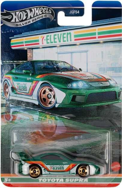 Hot Wheels Silver Series - Toyota Supra (JGF54) 7-Eleven Exclusive